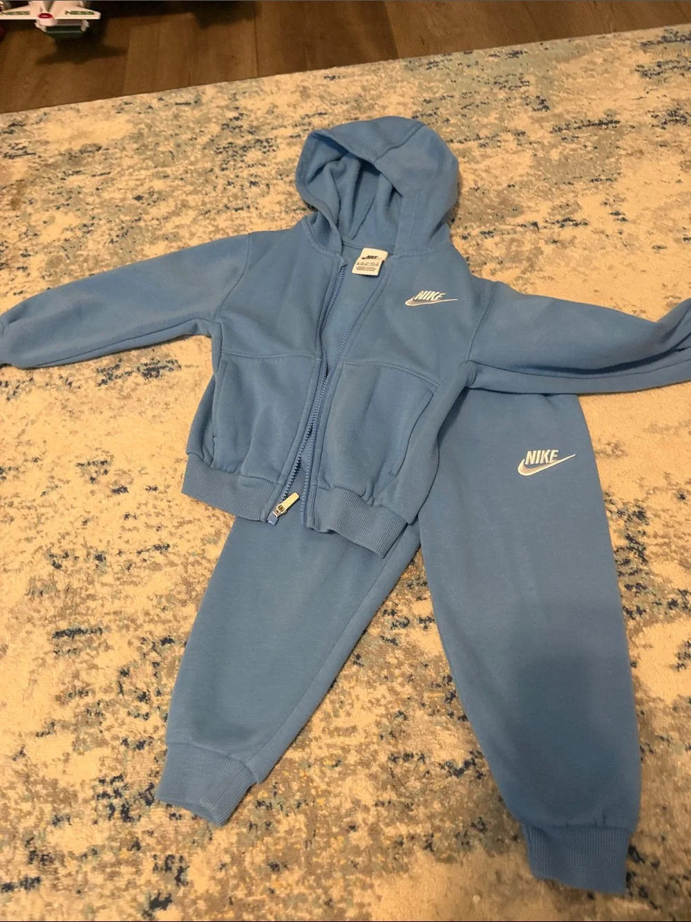 Nike Kids Sky Blue Hoodie & Joggers Set